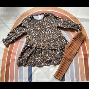 Rylee + Cru 18-24m Hazel Dress in Dark Floral